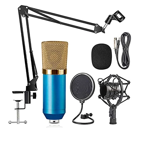 Microphone Suspension Scissor Arm Stand - Adjustable XLR Connector