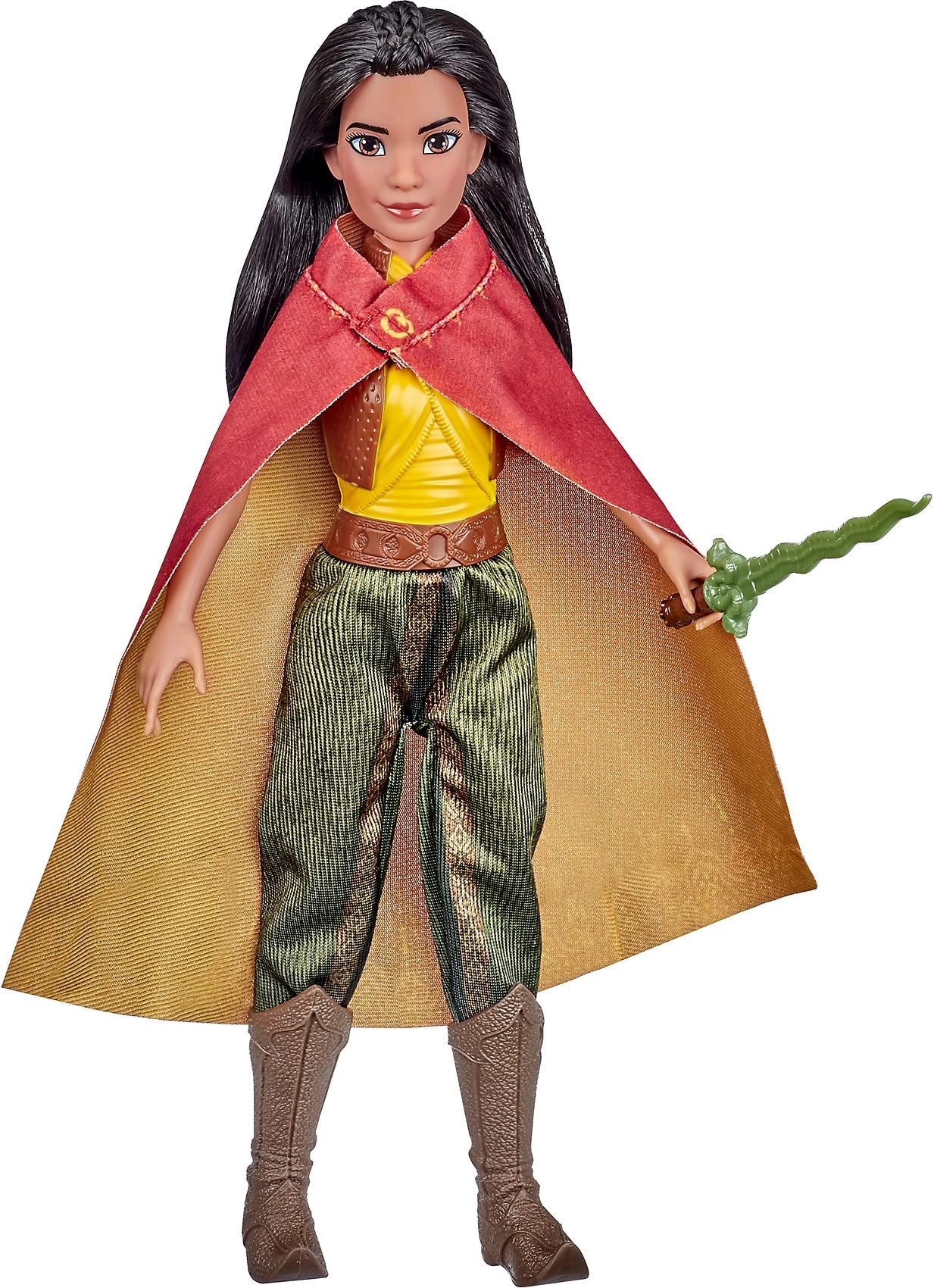 Raya Fashion Doll - 5 points of articulation long, brown hair Ages 3+