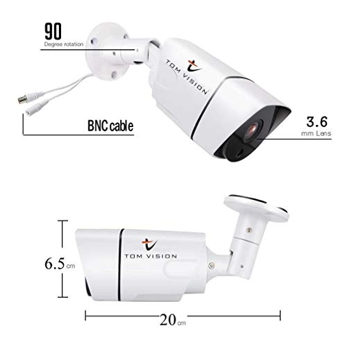 8CH 1080N AHD DVR + 1080p Bullet Camera - 8PCS + 1TB Hard Disk