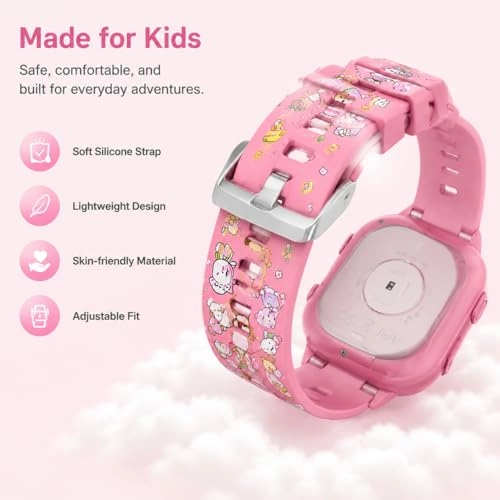 Kids Smart Watch + Wireless Earbuds 45.7mm GPS
