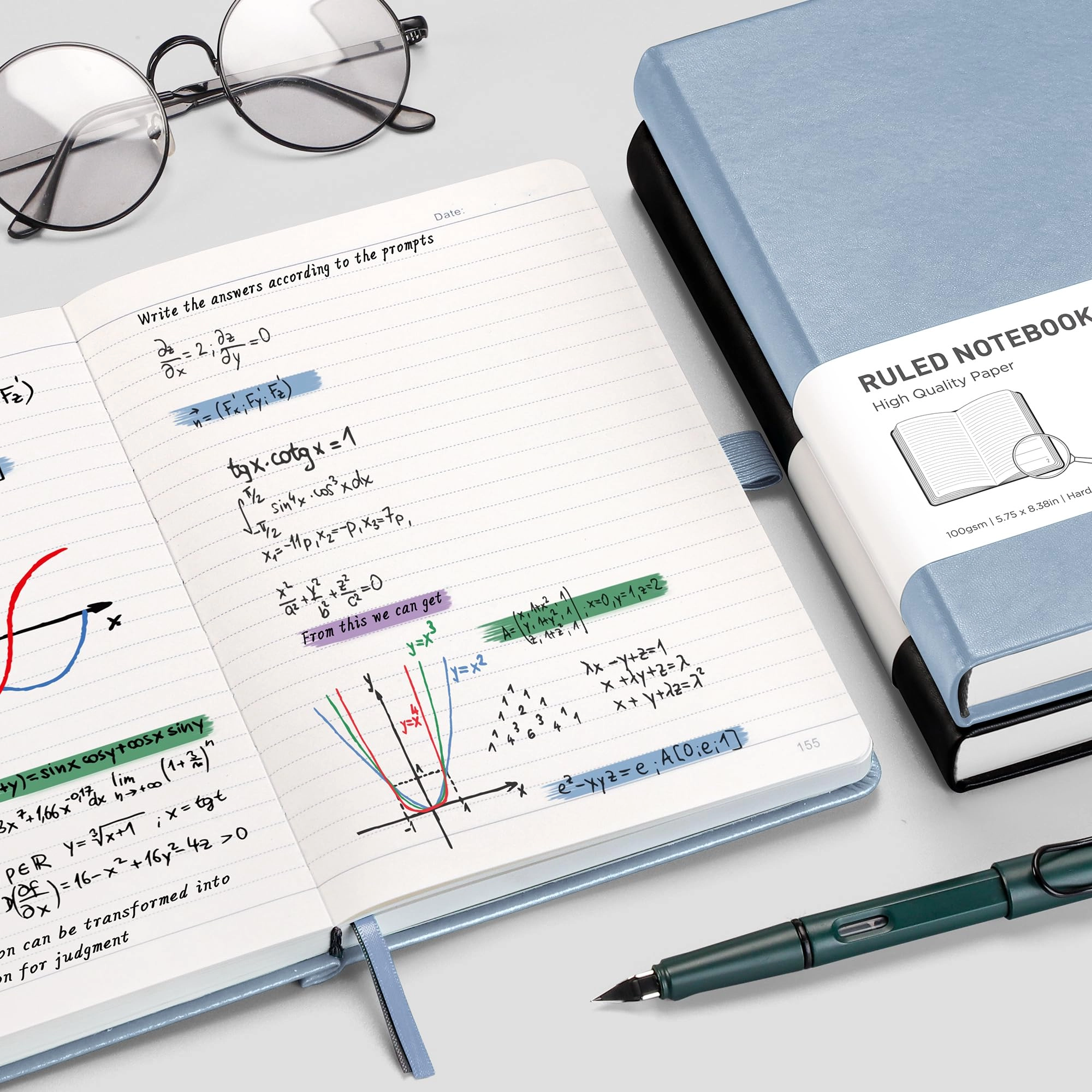 Lined Journal Notebook A5 Hardcover - Lined 320 Pages