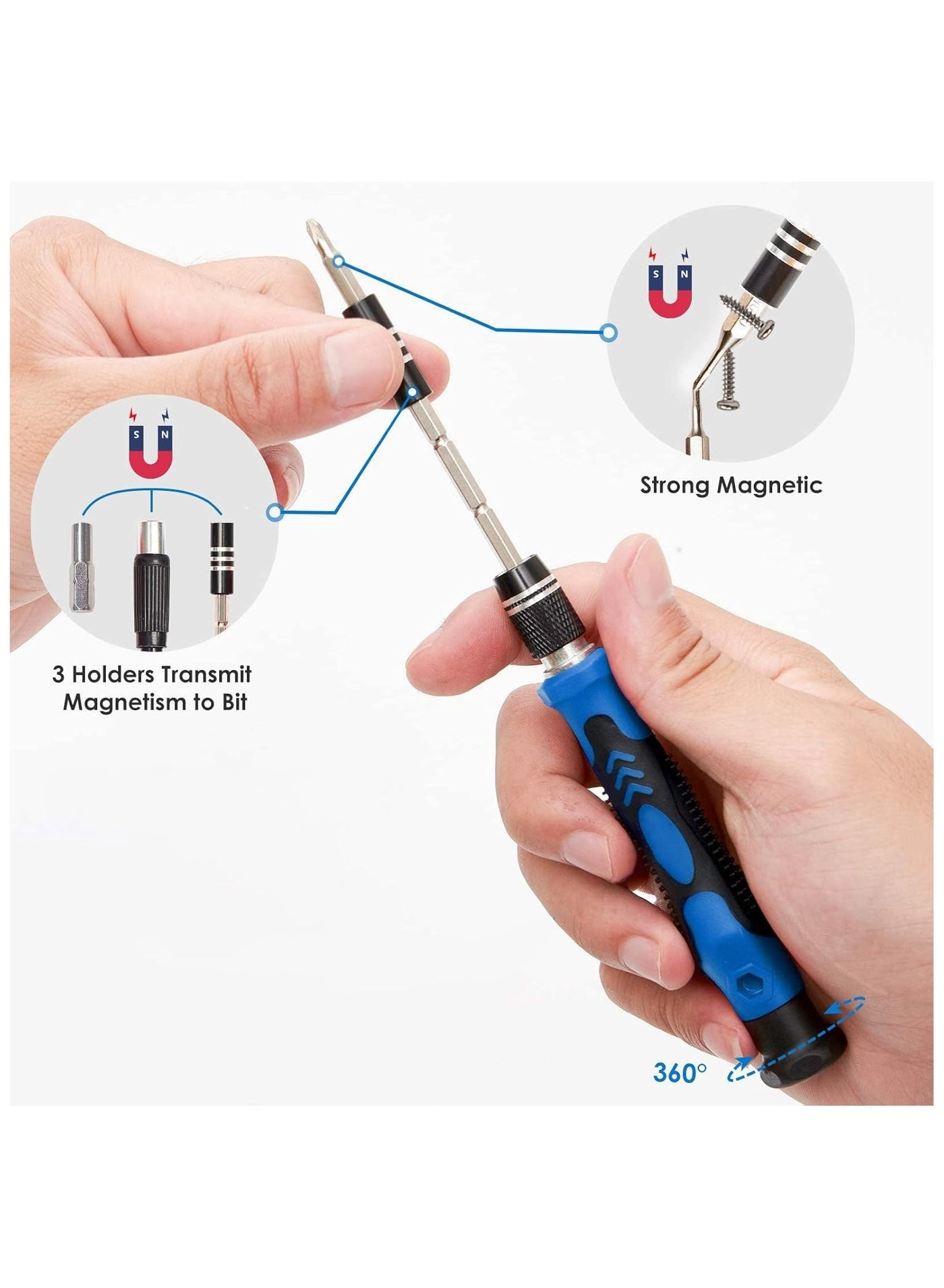 Upgrade Slotted and Phillips Screwdriver Set (142 Pcs)