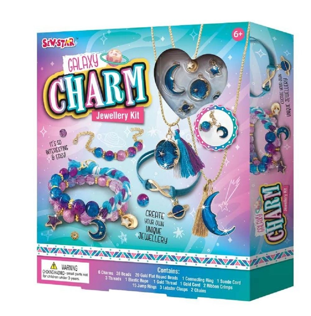 Sew Star Mermaid Charm Jewellery Kit - 6+ Multi Colour