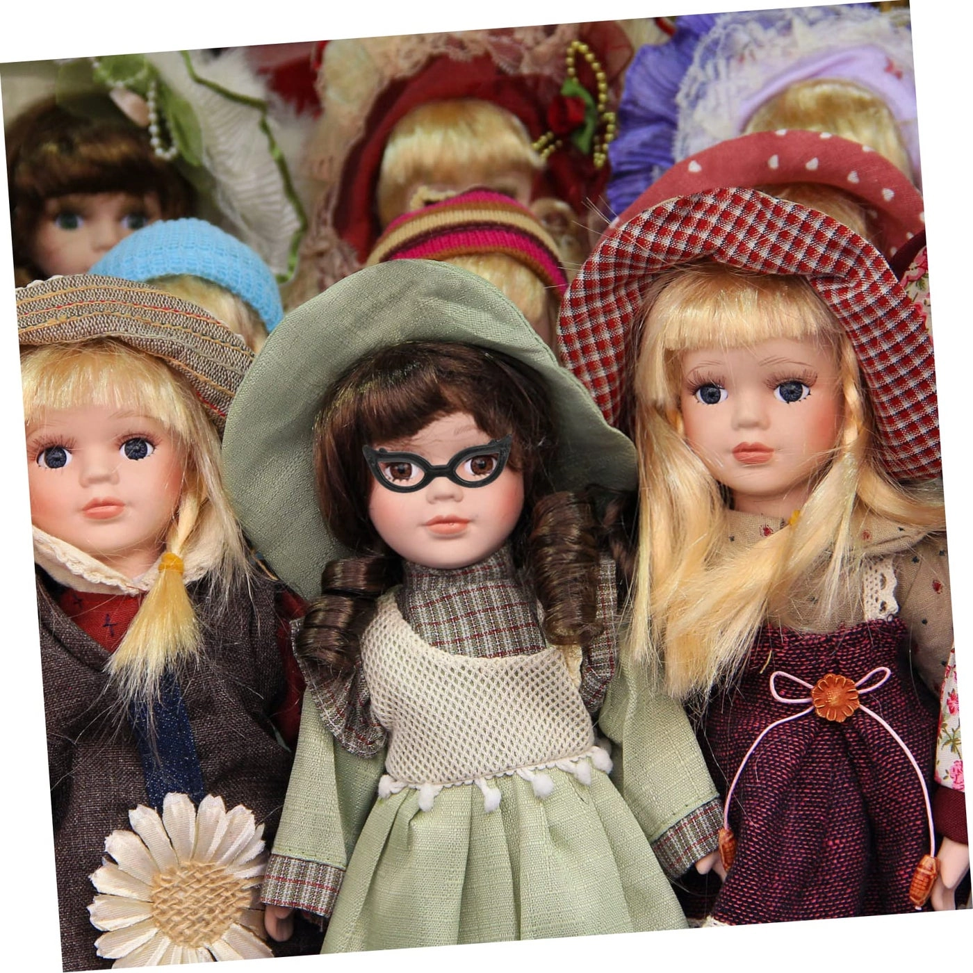 Doll Glasses - 100pcs little_kid 4x3cm
