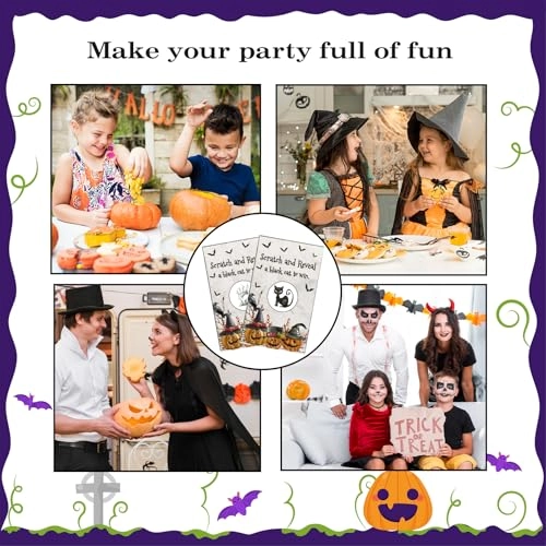 Halloween Scratch Off Cards - Adult 50