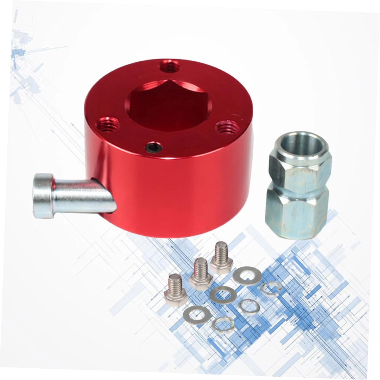 Steering Wheel Quick Release Base - 3-Hole 3/4 Adapter