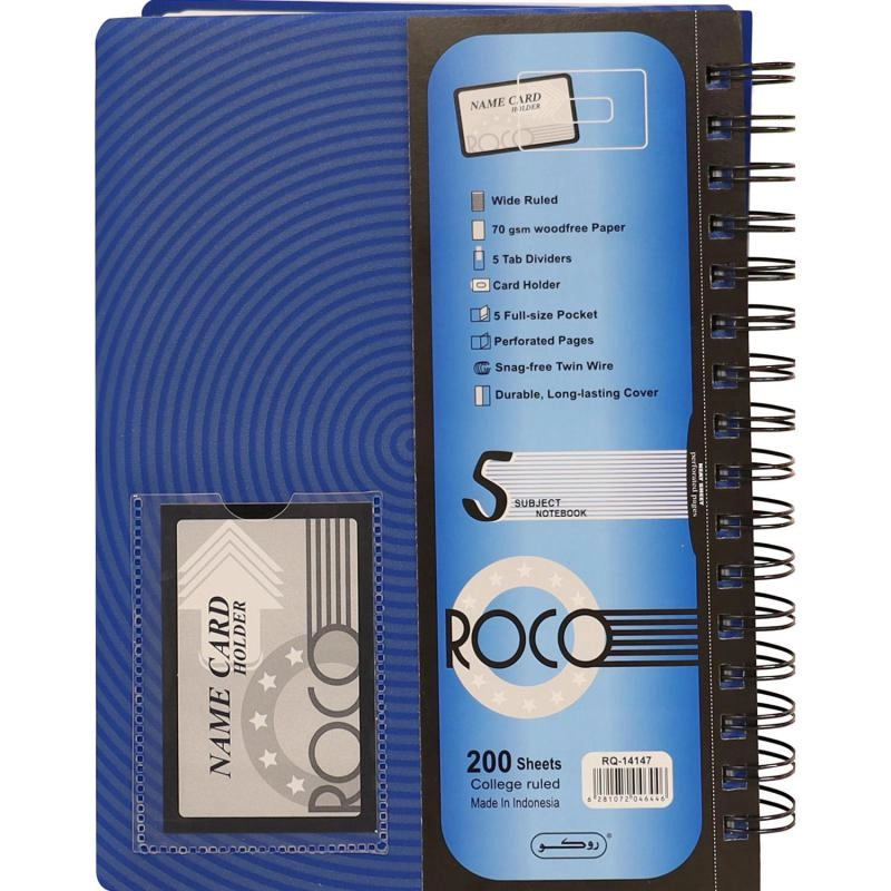 University Notebook Spiral - Grid 200 Sheets