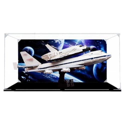 Acrylic Display Box for LEGO Space Shuttle Transportation Aircraft Models 10360 - 3mm thickness