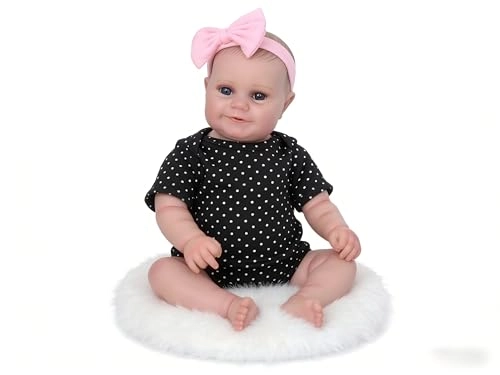 Maddie Reborn Baby Doll - 20 inch 50cm Hand-Drawing Hair Handmade