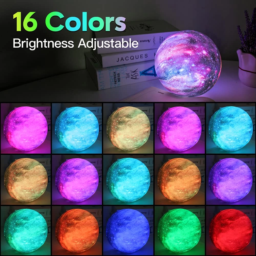 Moon Lamp - Battery Powered Multicolor