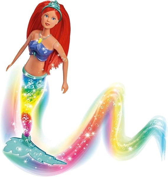Steffi Love Magic Rainbow Mermaid Doll - 39 cm Ages 3+