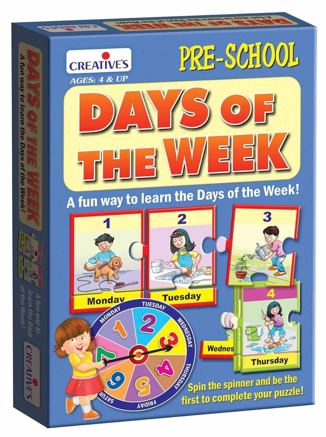 Creative's Days of The Week - 4 years and up 16 pieces