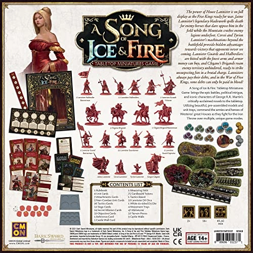 A Song of Ice & Fire Tabletop Miniatures Game: Lannister Starter Set