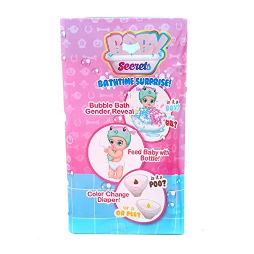 Baby Secrets Bathtime Surprise - Pink 2 Stickers Pack