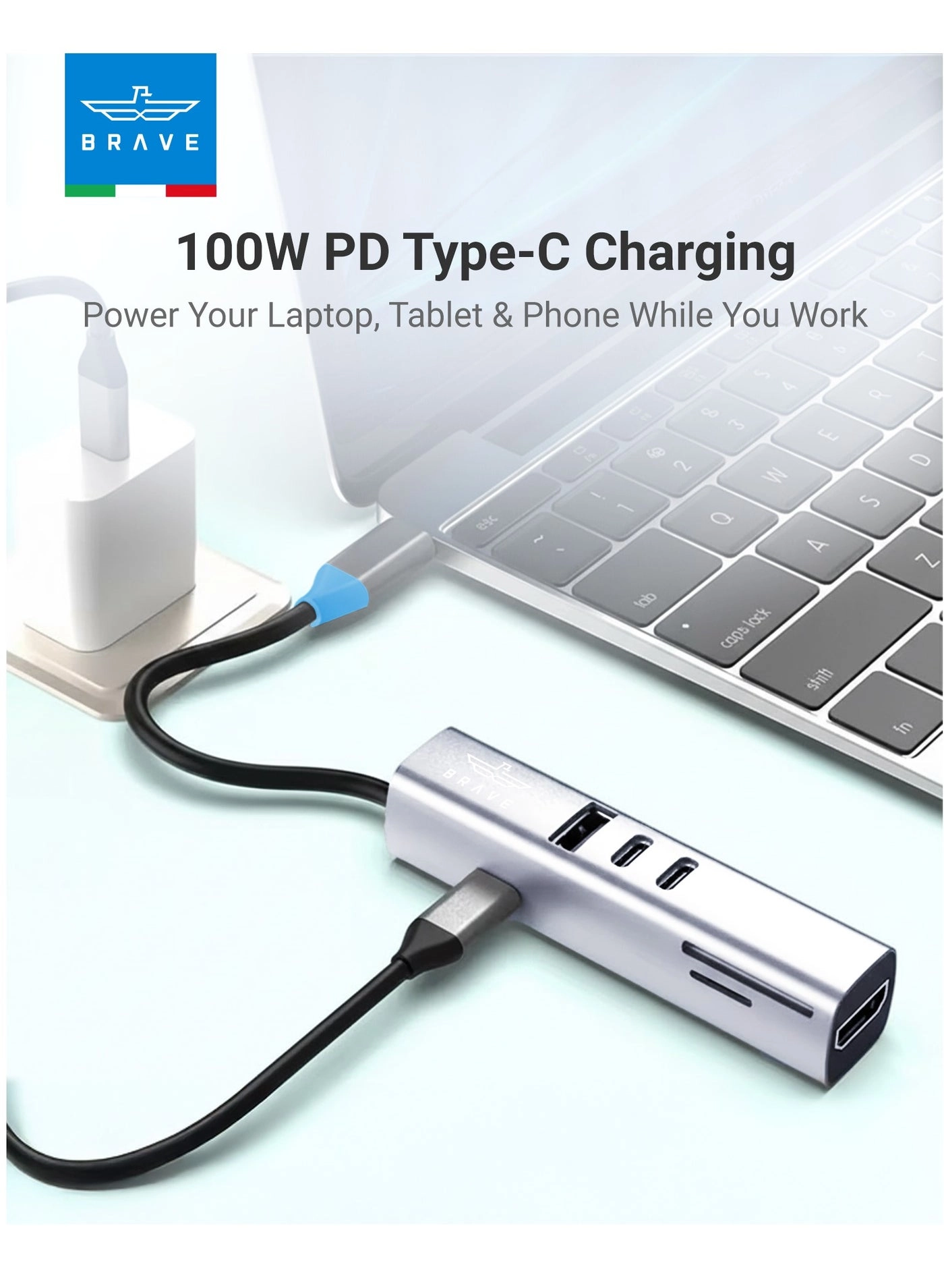 Link Series - 7-in-1 4K HDMI 100W PD