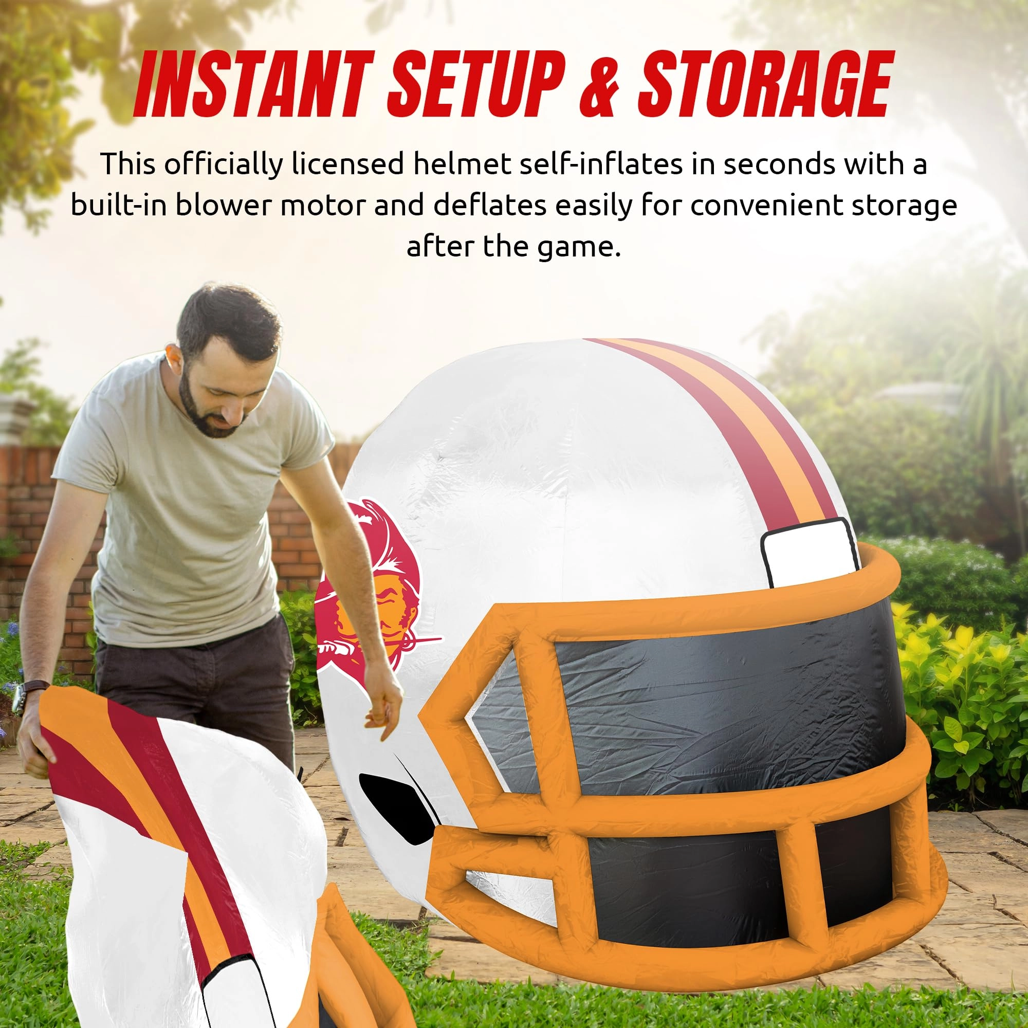 Inflatable Retro Helmet - Party