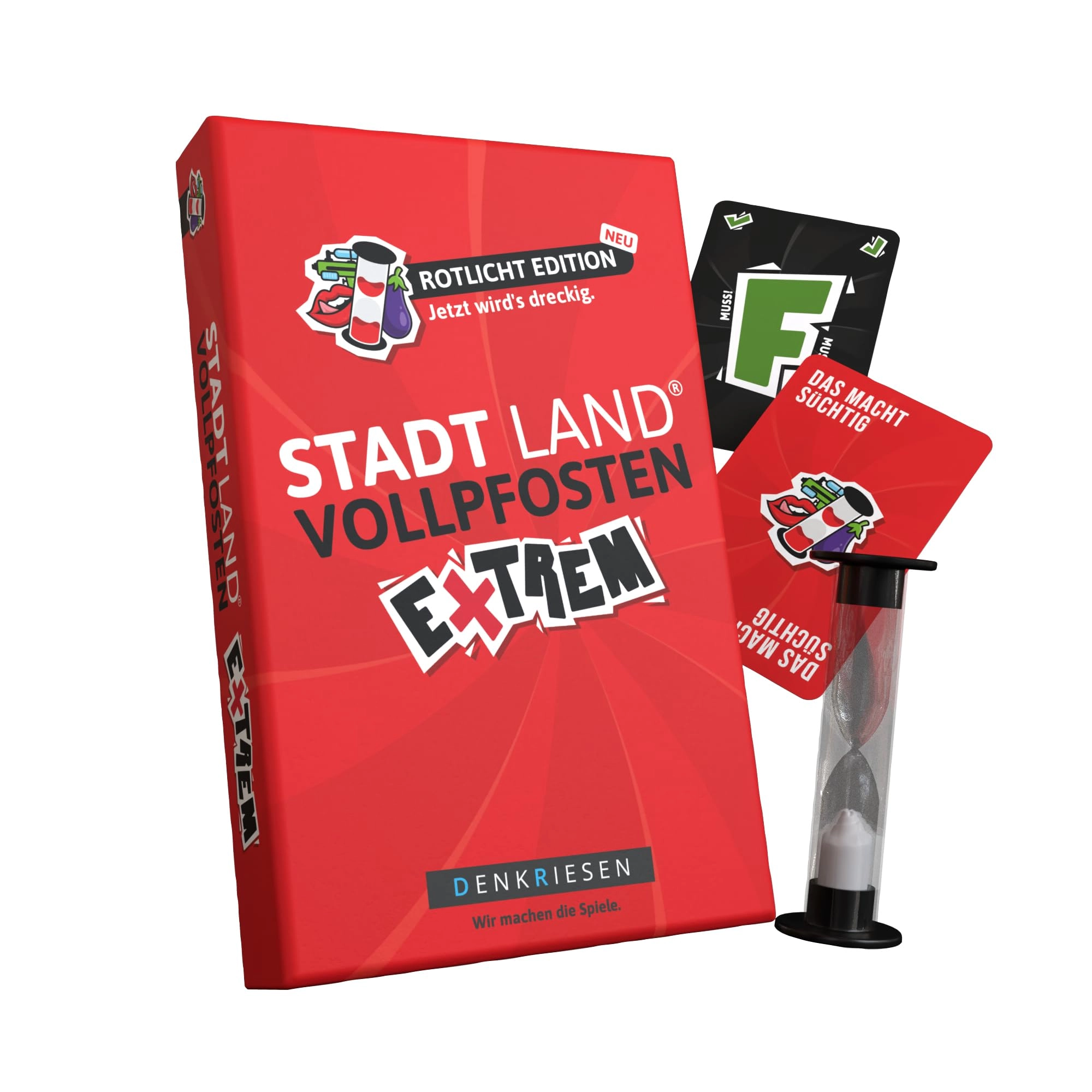 Denkriesen Stadt Land Vollpfosten® Extreme: Red Light Edition (German)