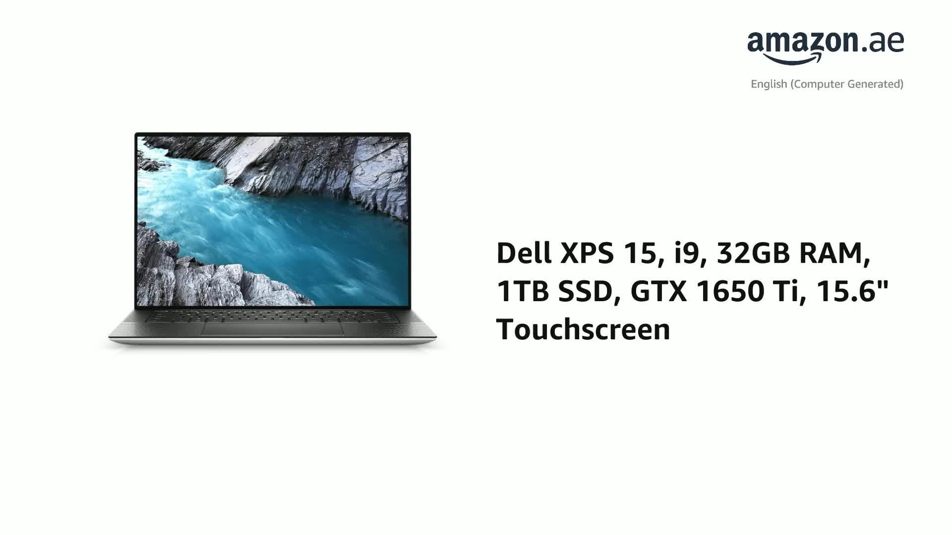 XPS 15 9500 - 15.6'' Core i9-10885H 32GB DDR4 1000GB SSD
