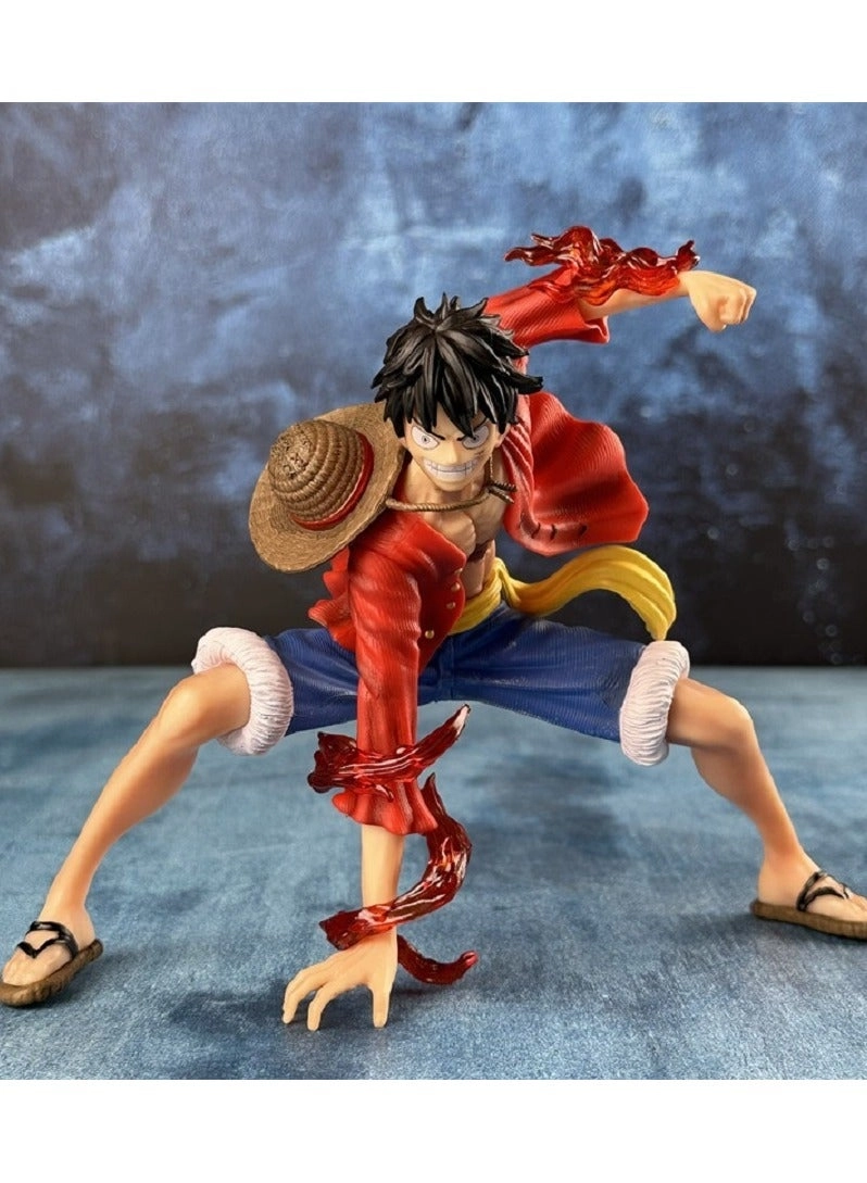 halamodo Luffy - One Piece GK Battle Painting Style (18 cm) (QQ0029)