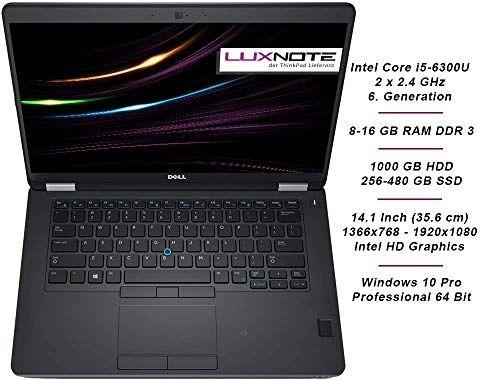 (Renewed) Latitude E5470 - 14'' Core i5 8GB DDR4 256GB SSD