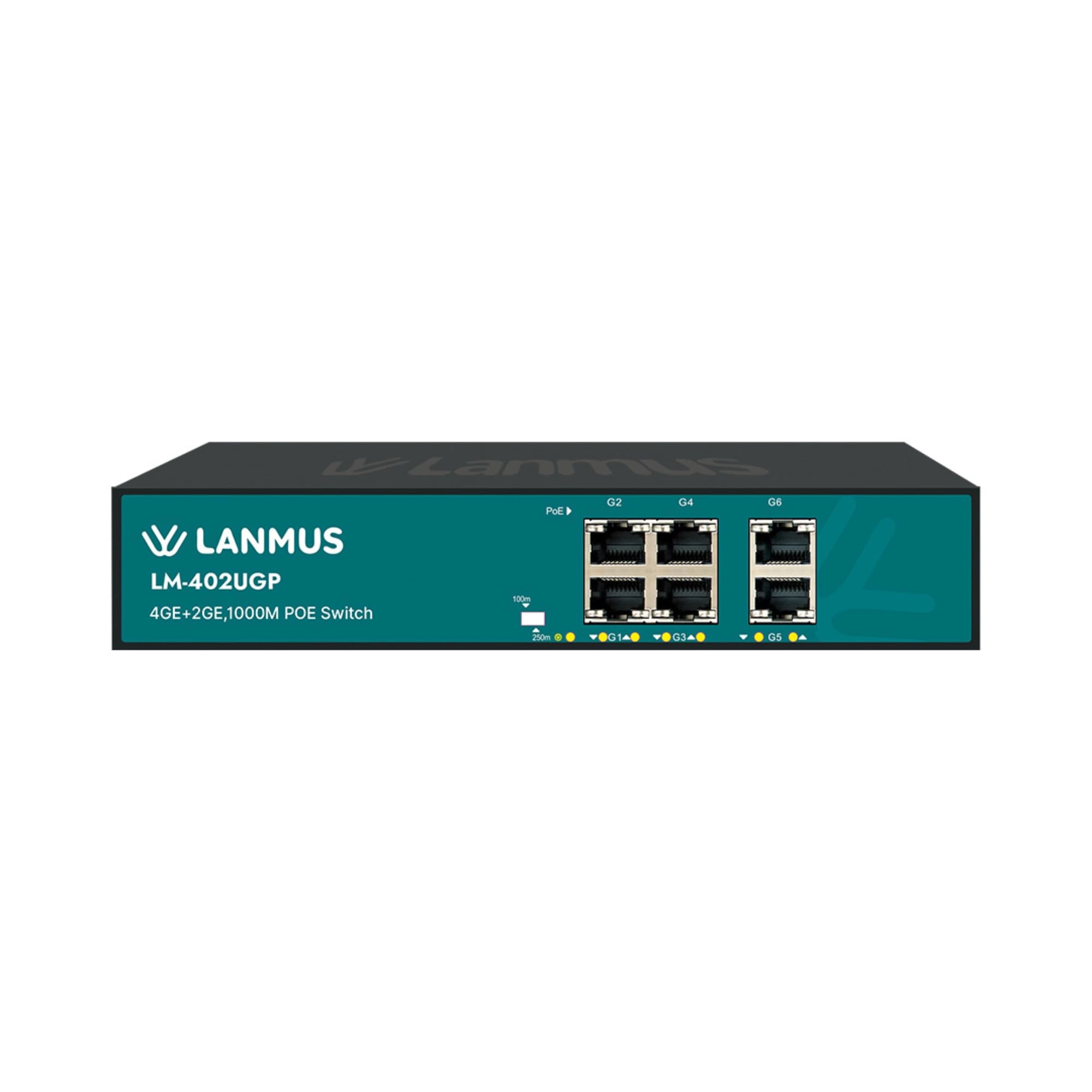 Lanmus LM-402UGP 6-ports