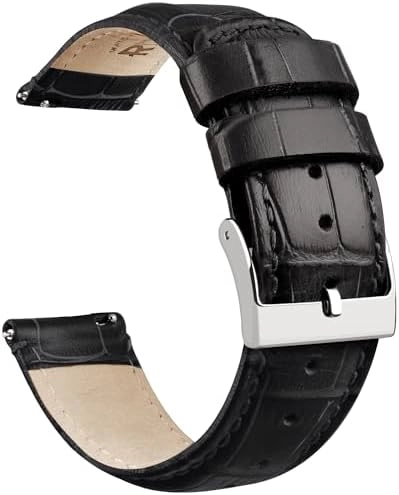 20mm Brown Leather Watch Band for Samsung galaxy watch 4/5