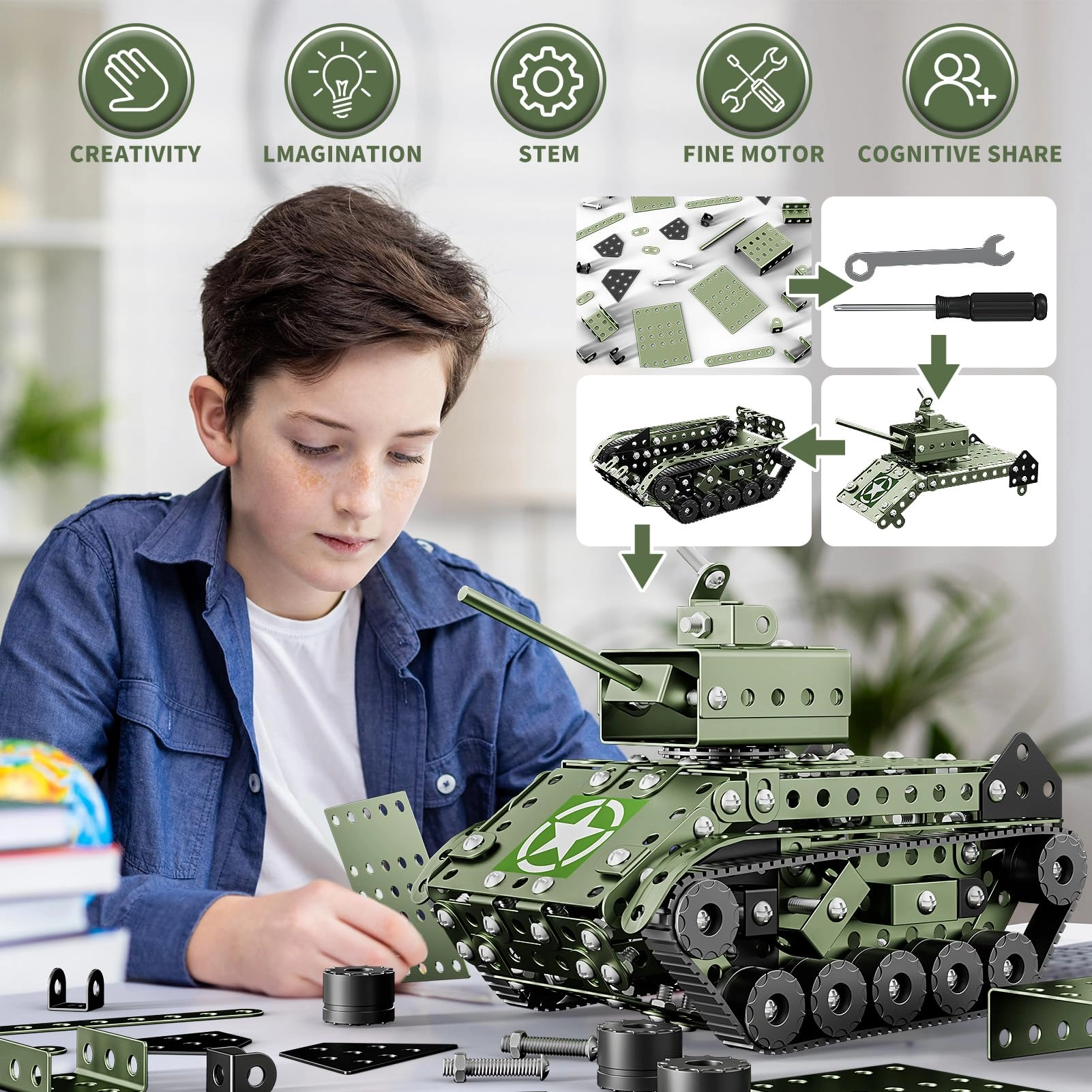 Army Tank - 284pcs