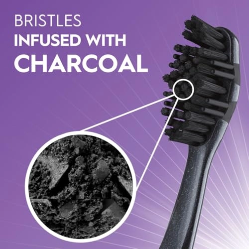 Charcoal Toothbrushes - Medium