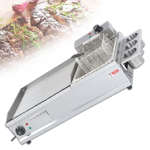 Electric Griddle - 35 x 40cm Deep Fryer