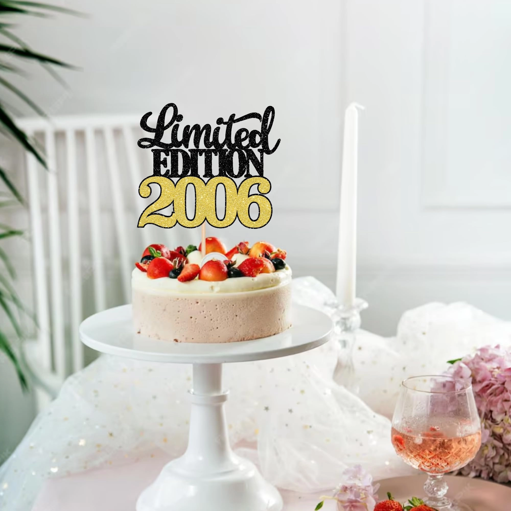 Cake Topper - 1 Pack 20th Birthday