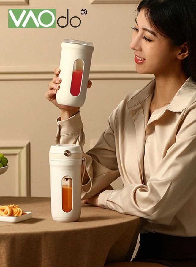 Portable Mini Blender - Rechargeable USB BPA-Free One-handed Drinking