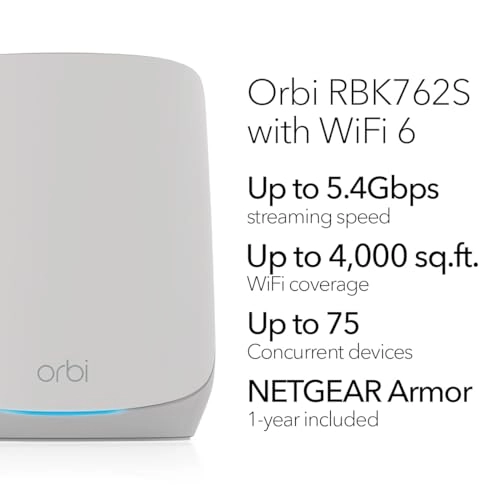 Orbi Tri-Band Wi-Fi 6 Mesh System - 2 piece(s)