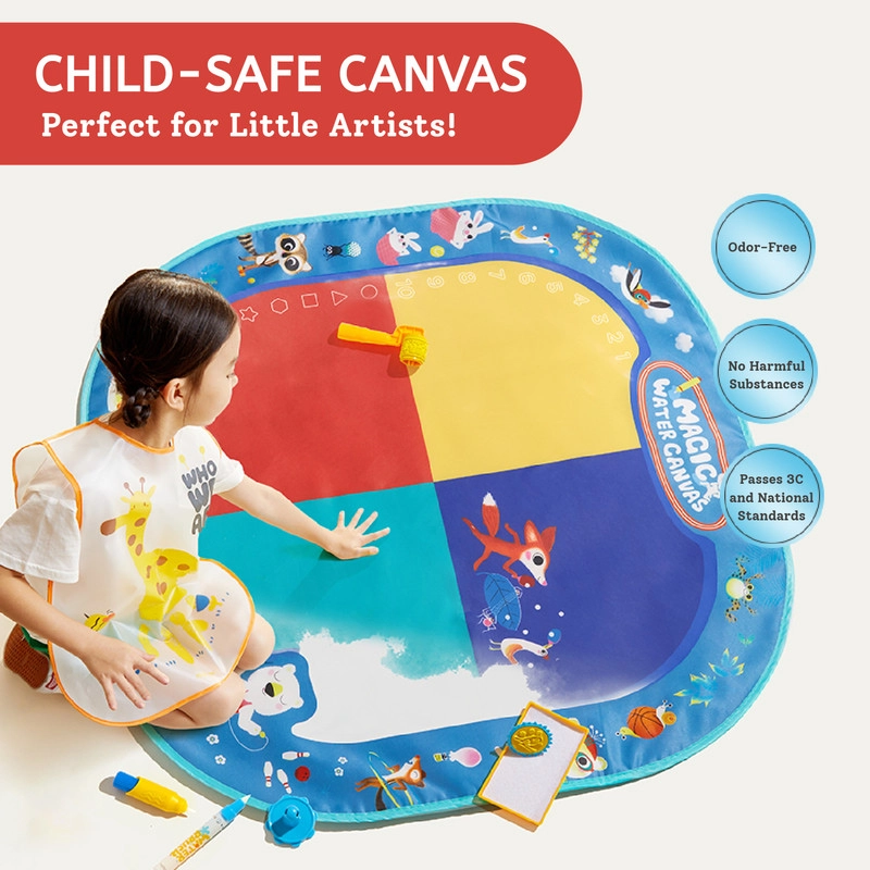 Magic Doodle Mat - brush stamps rollers