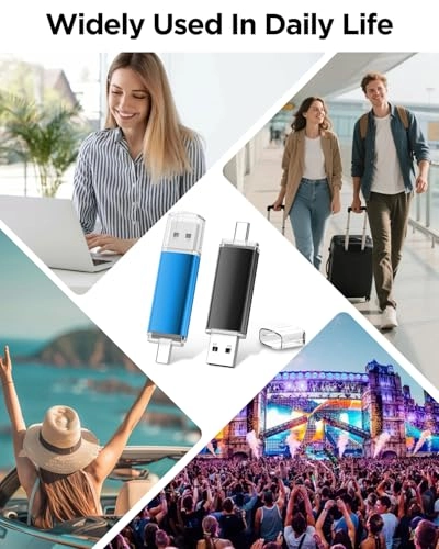 USB C Thumb Drive - USB 2.0 4GB Pack