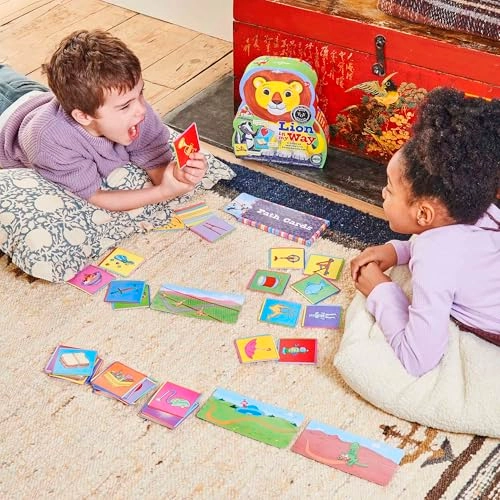 Lion in My Way Game - 5 years and up 25 Path Cards, 100 Tool Cards