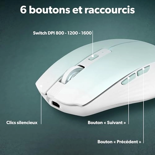 Stylish Design Mouse - Bluetooth USB