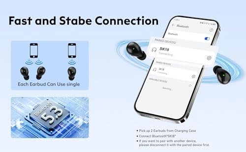 Invisible Sleep Earbuds Wireless Earbud