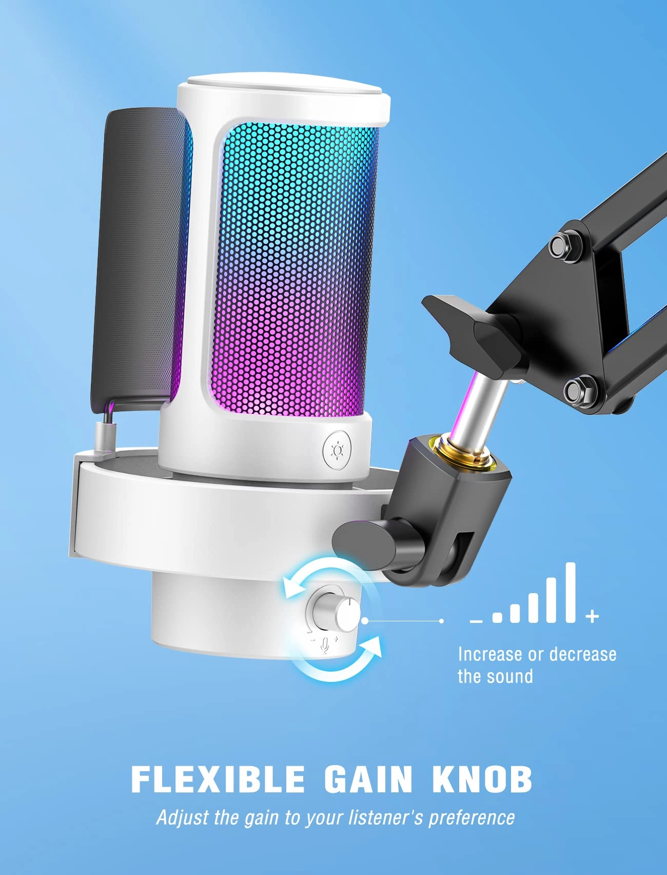 AmpliGame A8 USB Microphone