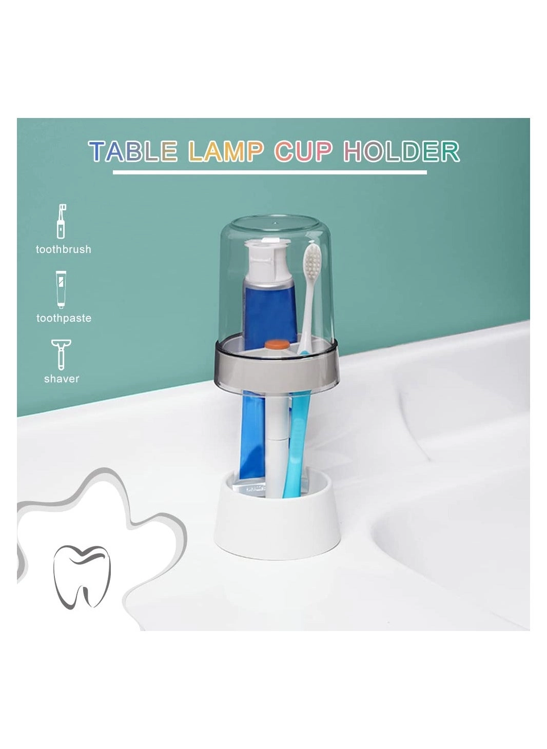 Toothbrush Holder Stand - 3 Slots