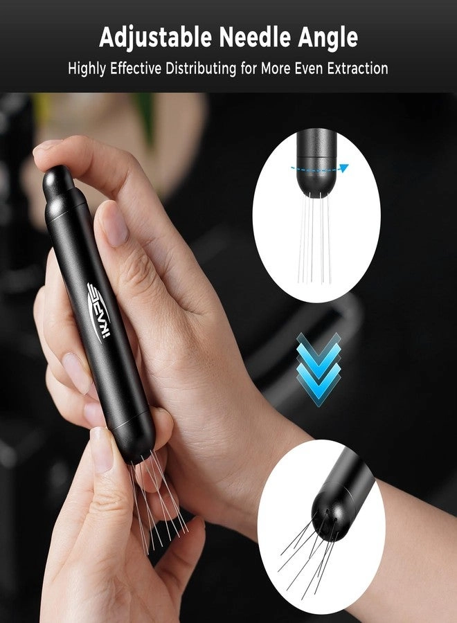 Retractable Coffee WDT Tool - 0.4mm 8 Adjustable Needles