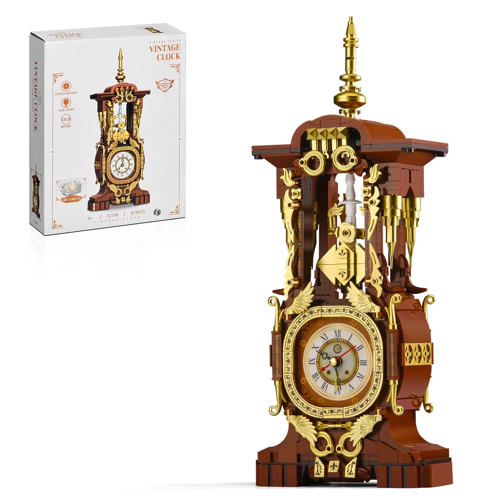 ONITUOFO Retro Clock Building Set (T2149)