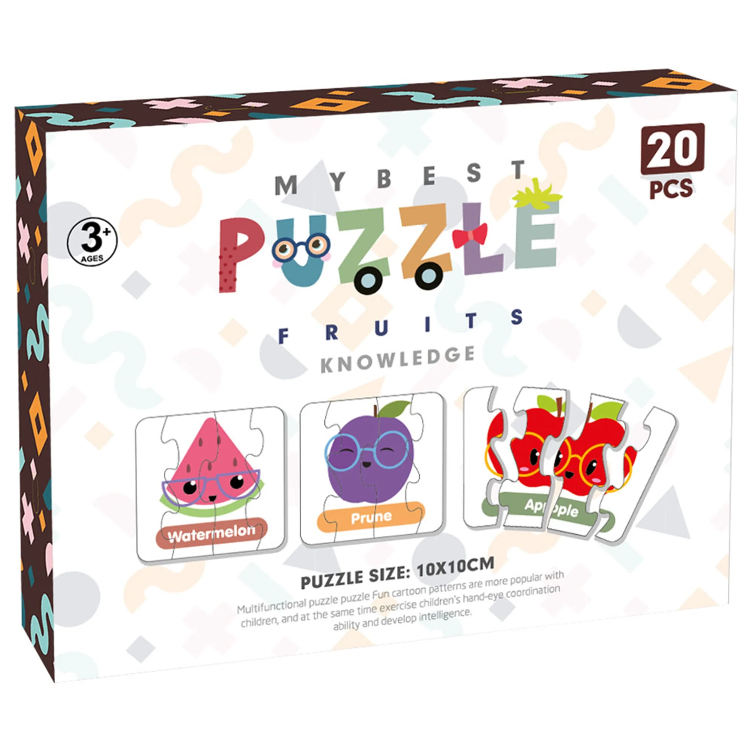SAMBOX Fruits Knowledge Puzzle (20-in-1)