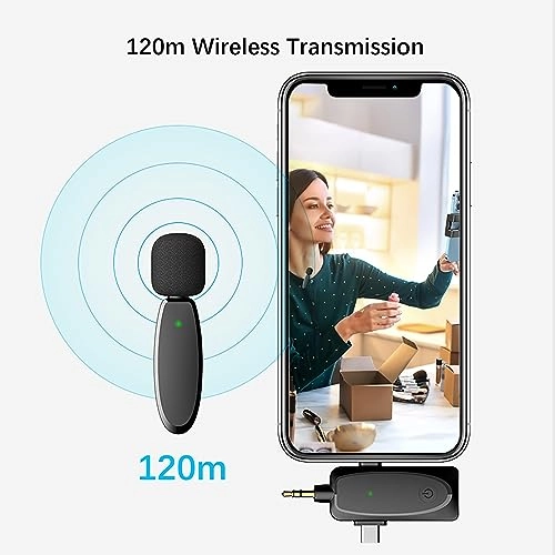 3 in 1 Wireless Lavalier Microphone Wireless Microphone