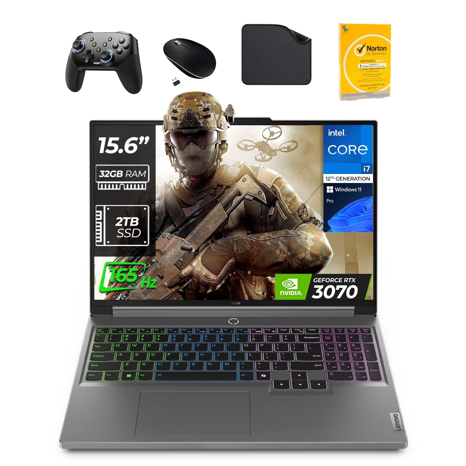 Lenovo Legion 5 15IAH7H - 15.6'' i7-12700H 32GB DDR5 2TB SSD