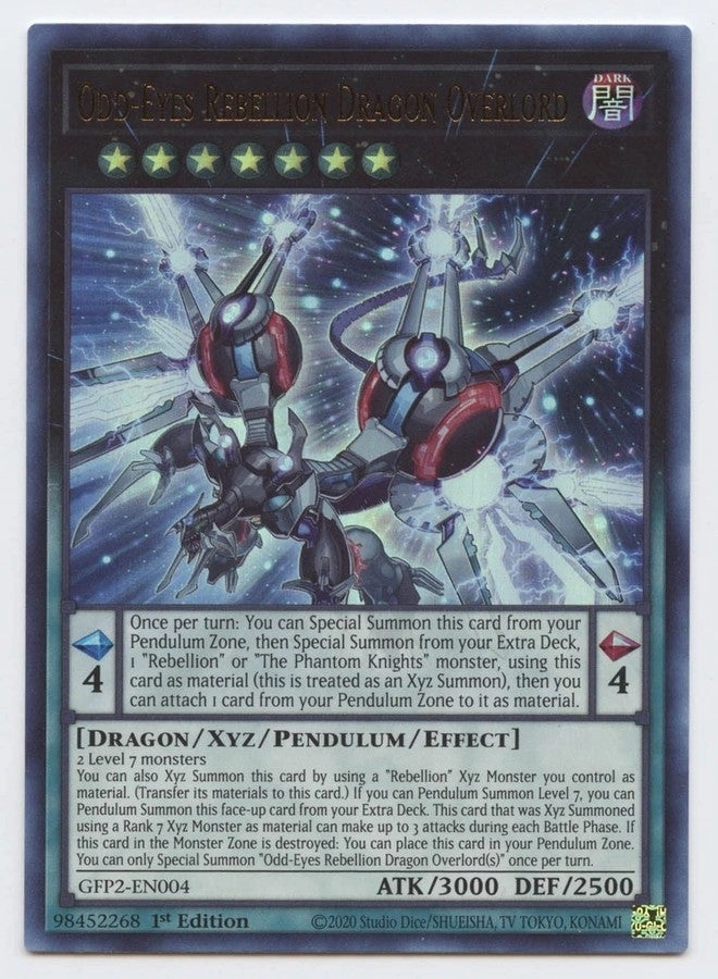 Yu-Gi-Oh! Odd-Eyes Rebellion Dragon Overlord GFP2-EN004