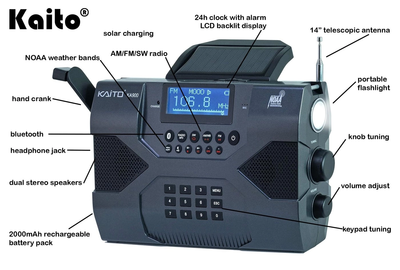 Voyager Max KA900 - Emergency Radio