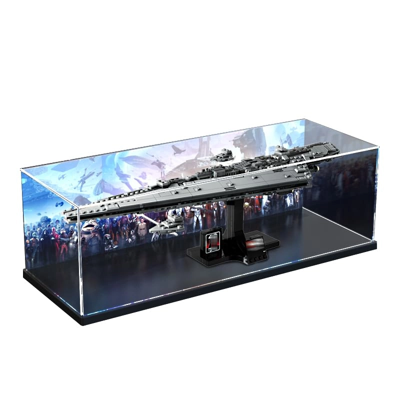 Acrylic Display Case - 75356 Dust-Proof 19x10x11 inch
