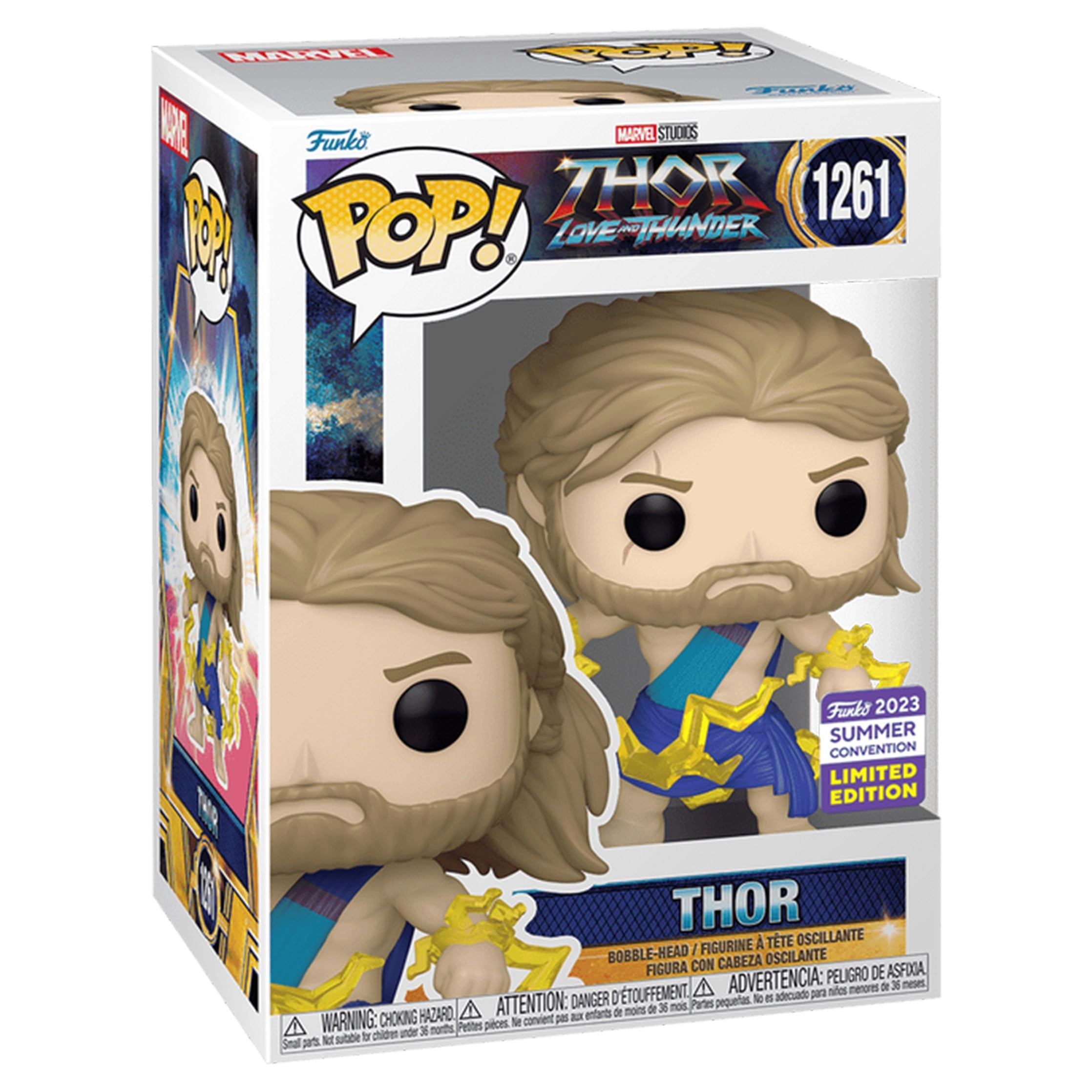 FUNKO Thor in Toga - Marvel - 2023 Summer Convention Exclusive Multicolor Vinyl Figure (B0CC1Y1X3D)
