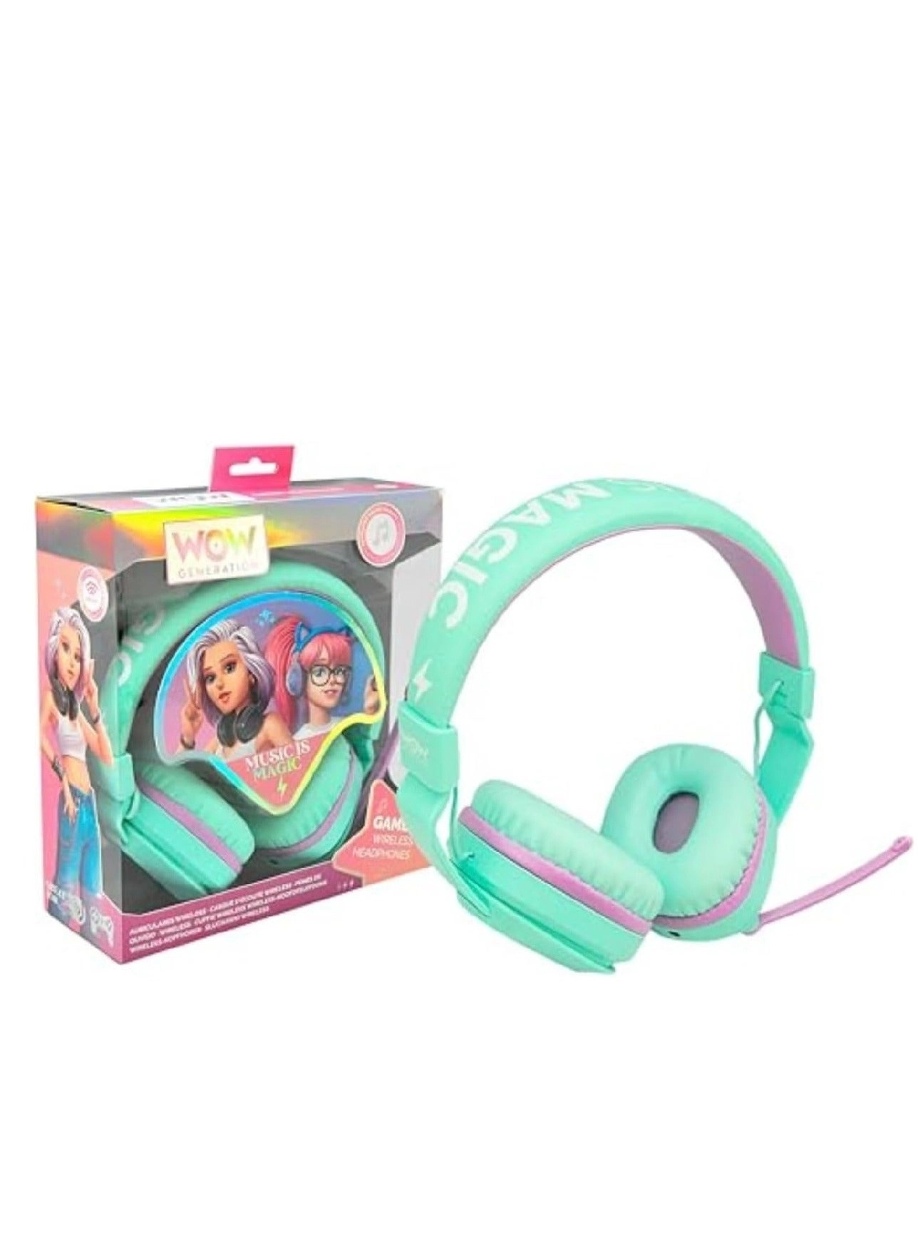 WOW Generation Bluetooth Headphones - Wireless Headphone