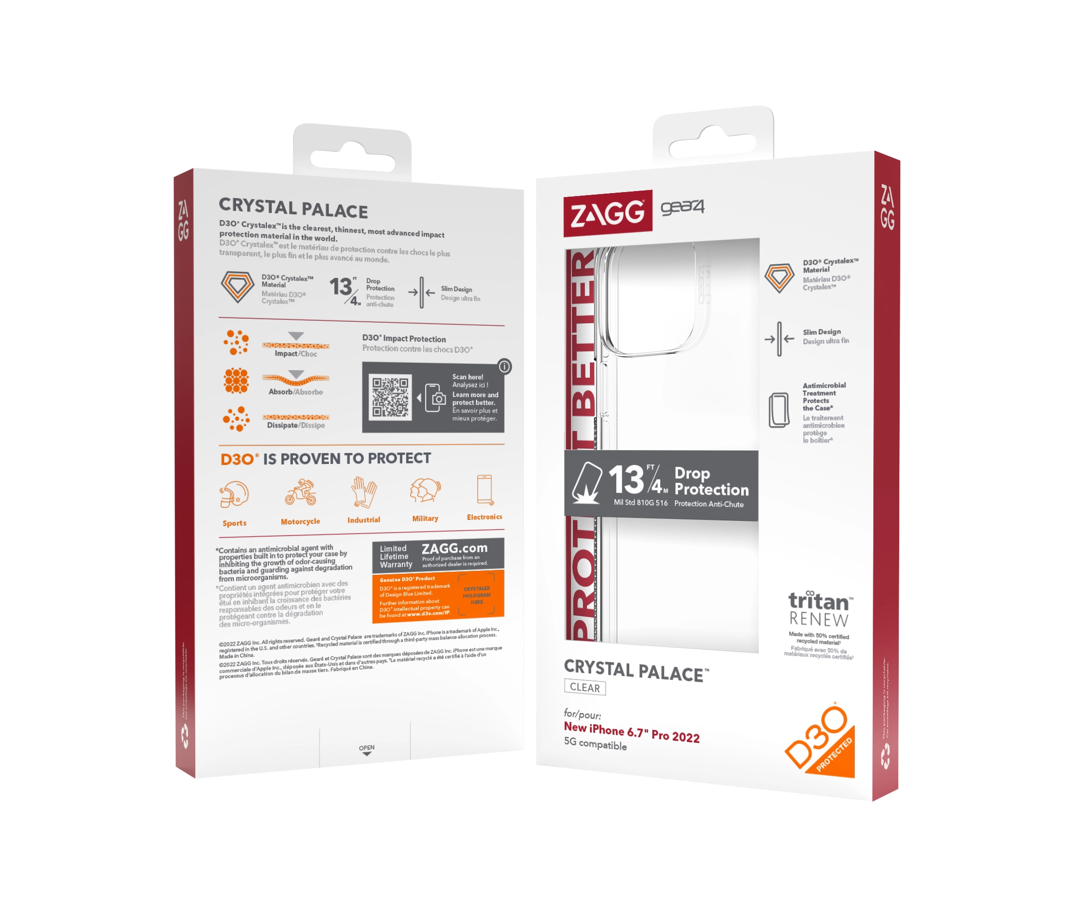 Crystal Palace Snap Clear Case for iPhone 14 Pro